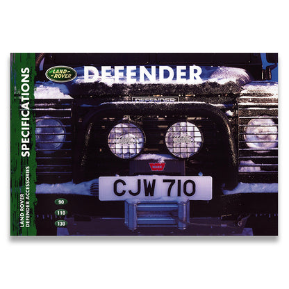 Land Rover Defender Accessories Brochure Pack #LRML 1311 1999
