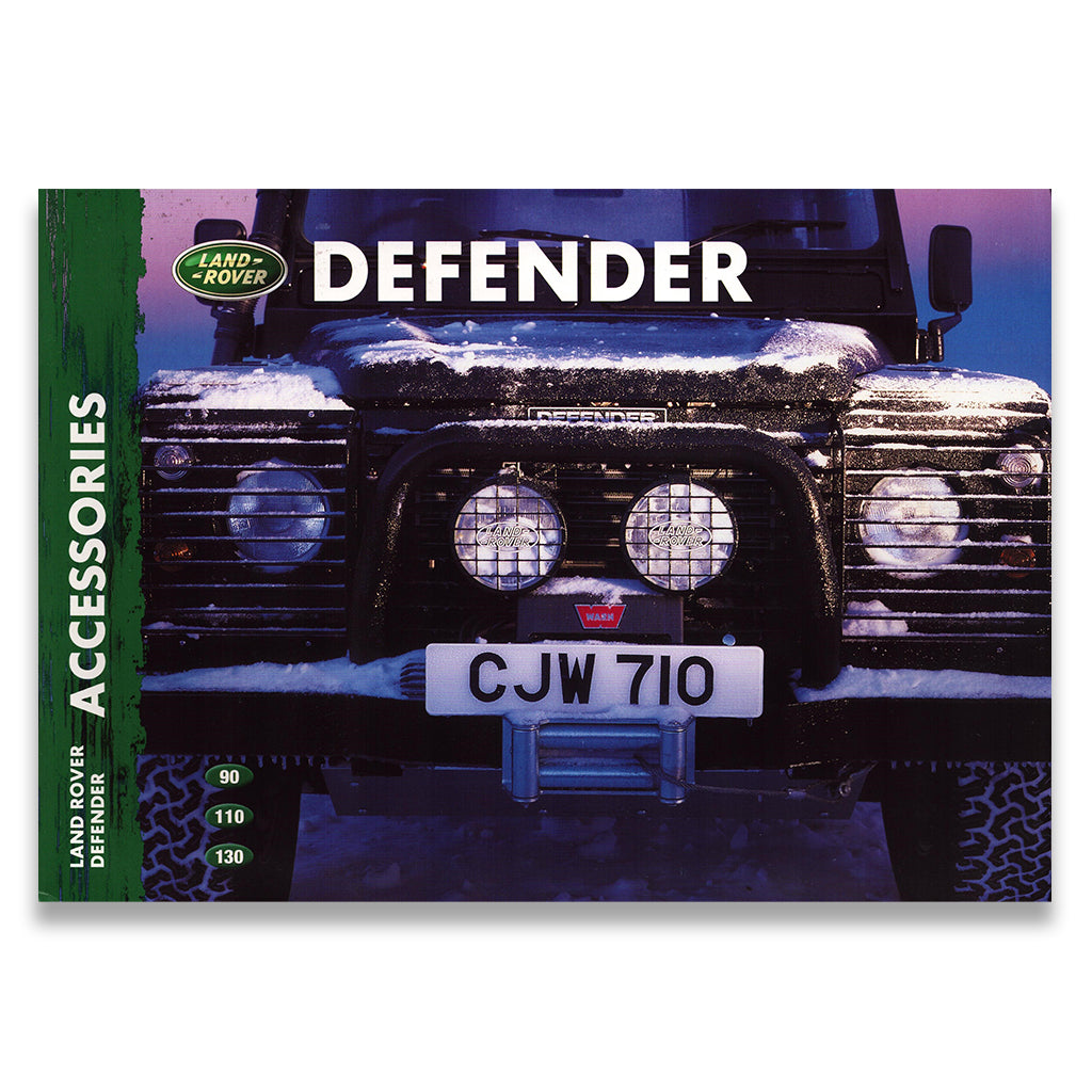Land Rover Defender Accessories Brochure Pack #LRML 1311 1999