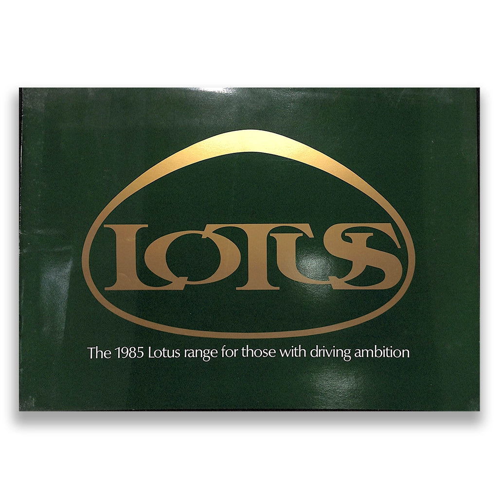 Lotus Cars Range Sales Brochure & Price List 1985