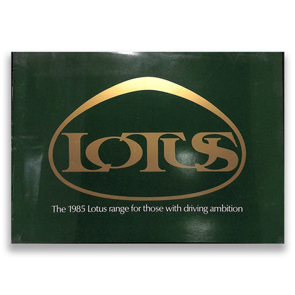 Lotus Cars Range Sales Brochure & Price List 1985