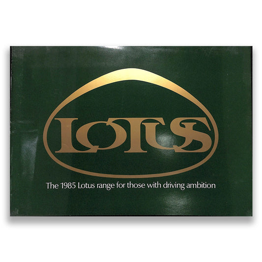 Lotus Cars Range Sales Brochure & Price List 1985