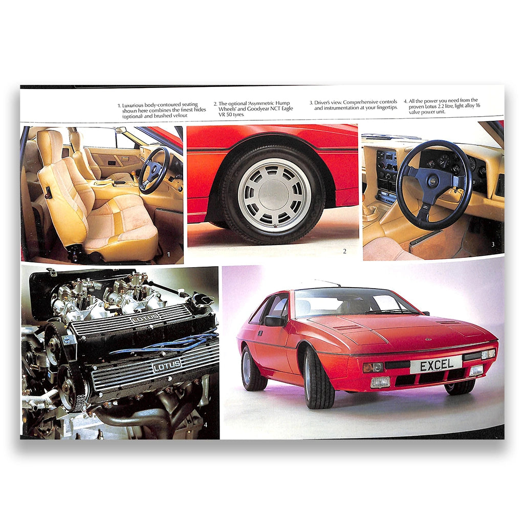 Lotus Cars Range Sales Brochure & Price List 1985