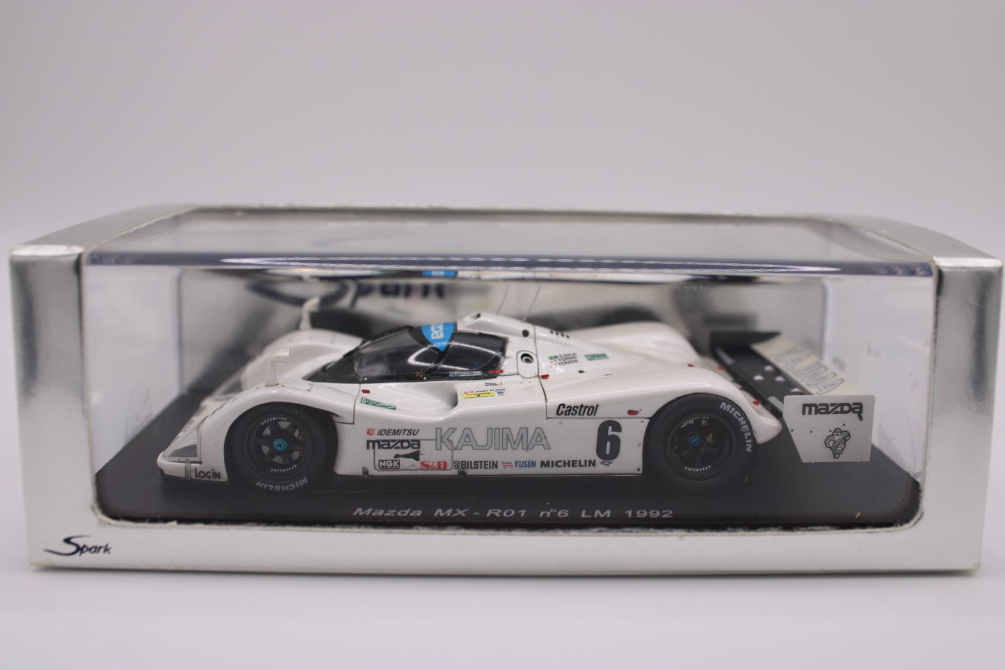 Mazda MX-R01 "Kajima" #6 - Le Mans 1992 - Spark S0799 - 1/43 Scale Model