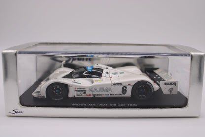 Mazda MX-R01 "Kajima" #6 - Le Mans 1992 - Spark S0799 - 1/43 Scale Model
