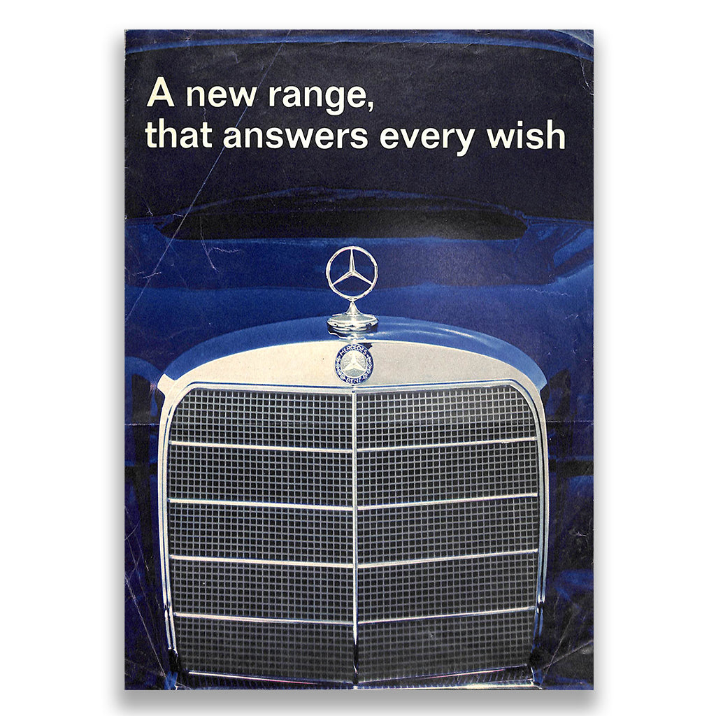 Mercedes-Benz Range Car Sales Brochure 1959