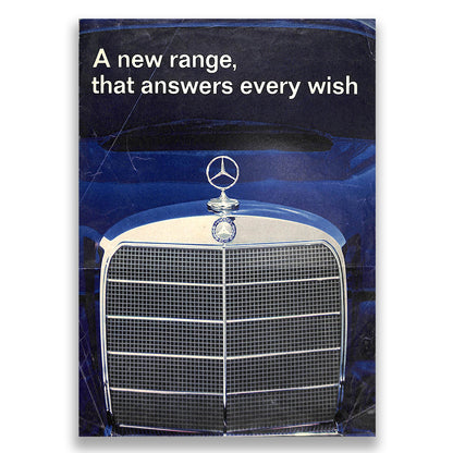 Mercedes-Benz Range Car Sales Brochure 1959