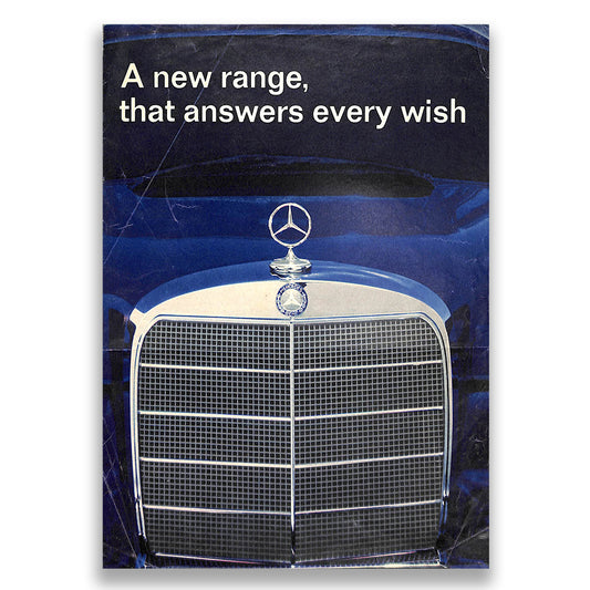 Mercedes-Benz Range Car Sales Brochure 1959