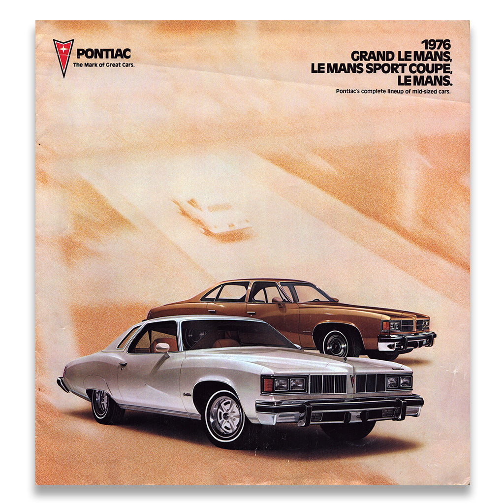 Pontiac Le Mans Car Sales Brochure 1976