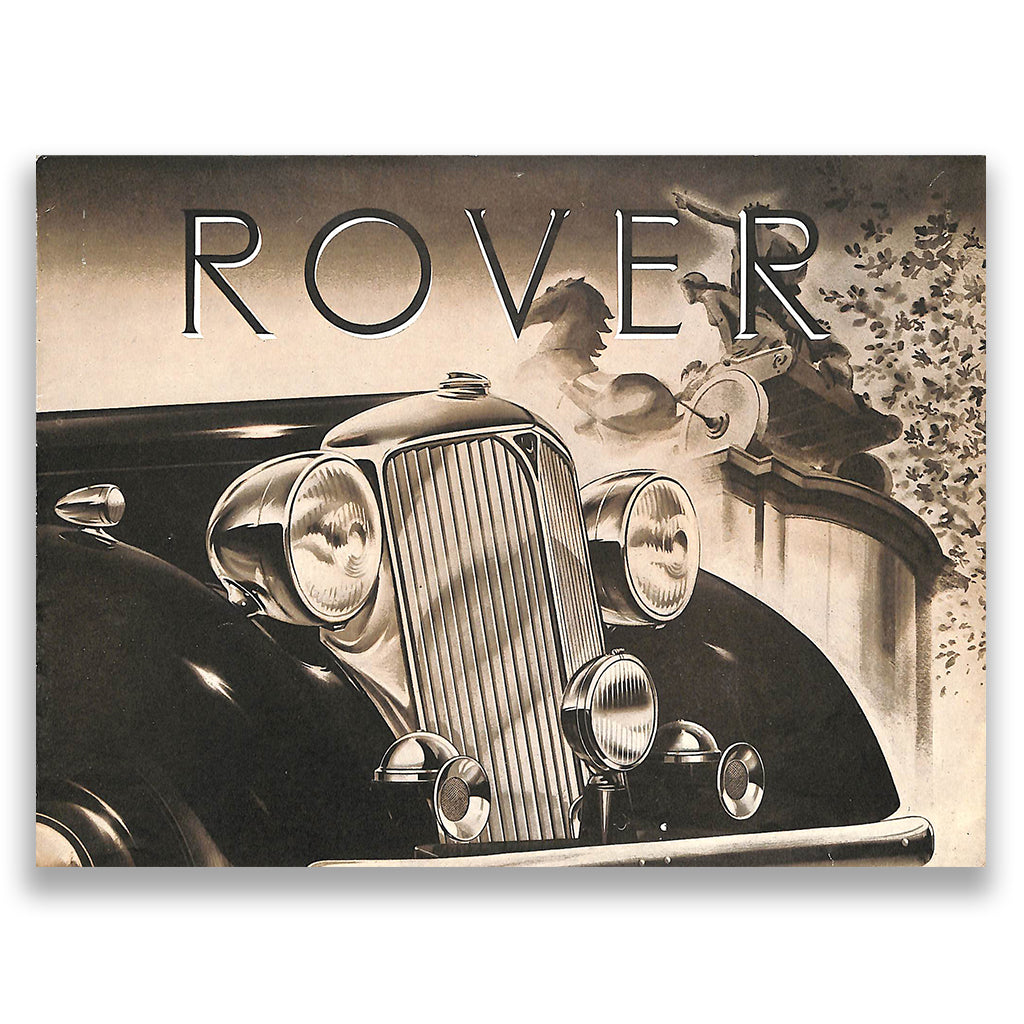Rover 60 and 75 'Four-Light' Car Sales Brochure 1948