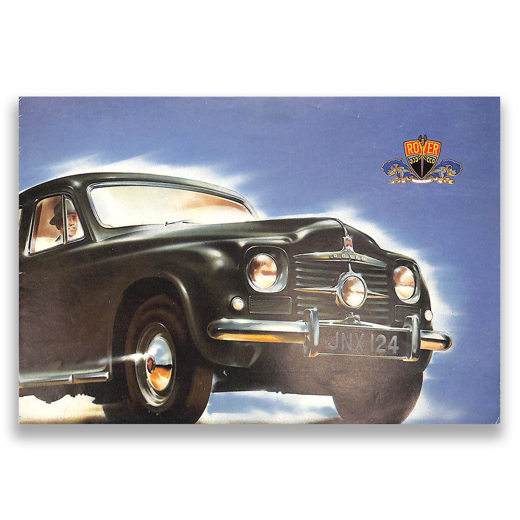 Rover P4 75 Car Sales Brochure 1951