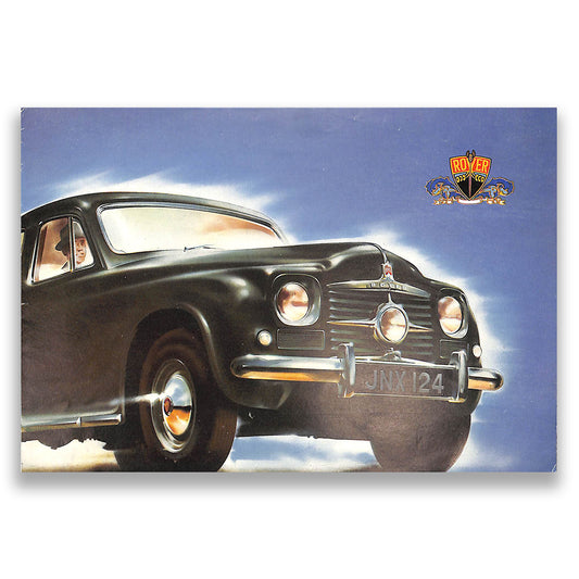 Rover P4 75 Car Sales Brochure 1951