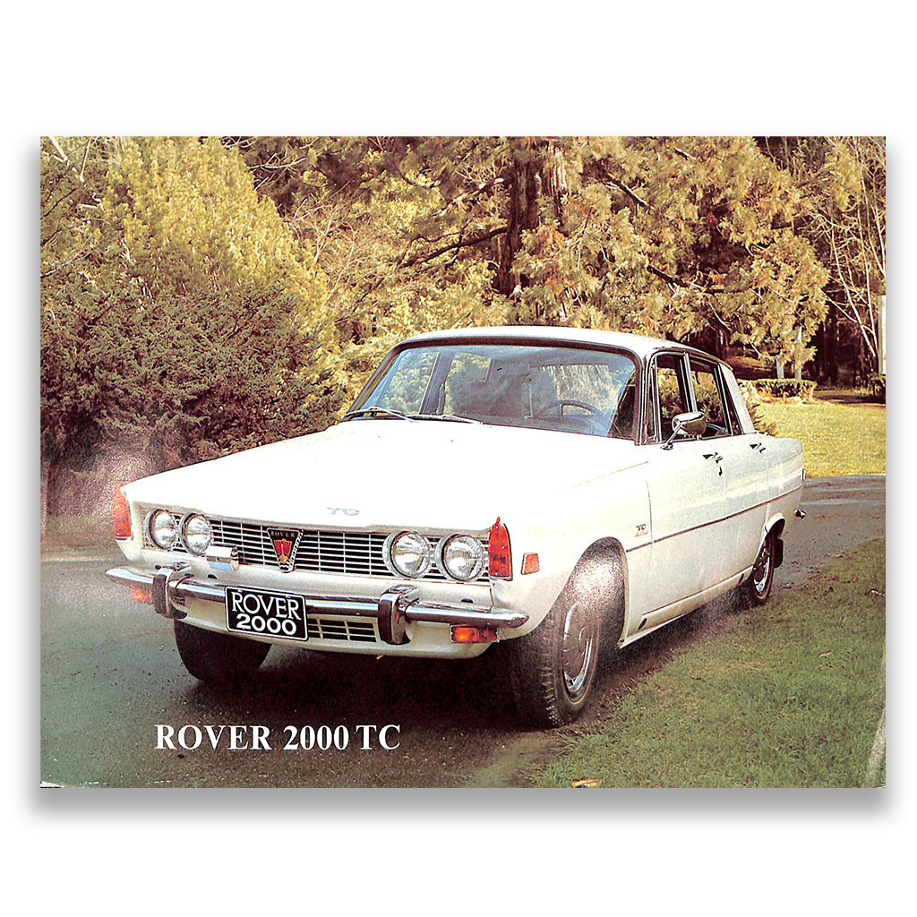 Rover 2000 TC Saloon US Market Car Sales Brochure 1966