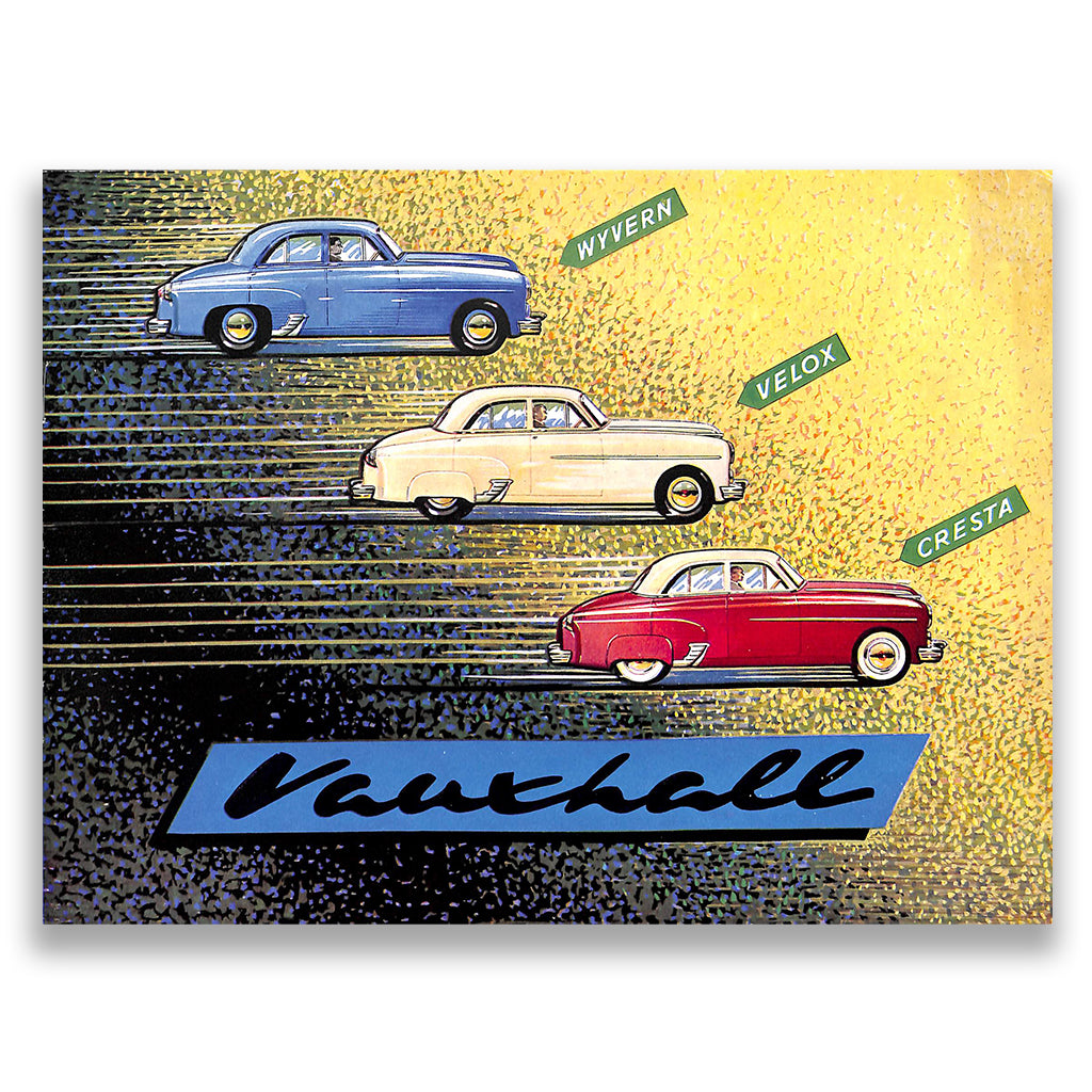 Vauxhall Wyvern, Velox & Cresta Car Sales Brochure, #V1008 1954