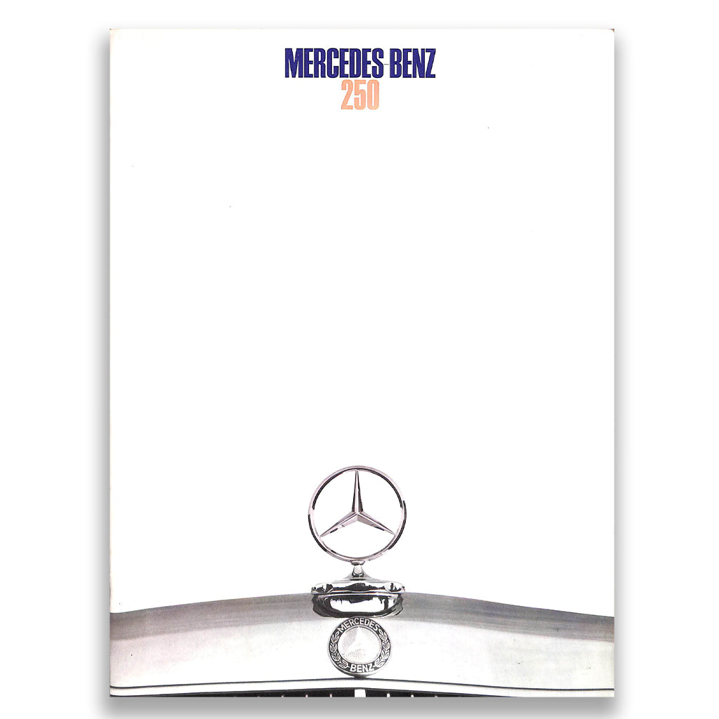 Mercedes-Benz 250 W114 Car Sales Brochure 1968
