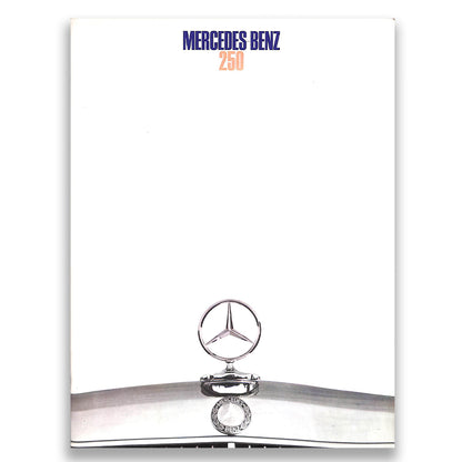 Mercedes-Benz 250 W114 Car Sales Brochure 1968