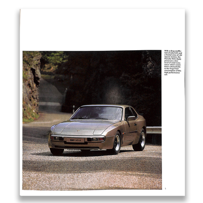 Porsche 944 Car Sales Brochure WVK 103 2251984