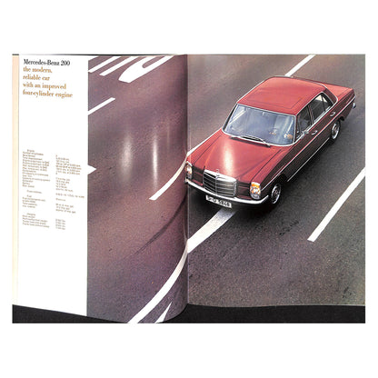 Mercedes-Benz Range Car Sales Brochure 1969