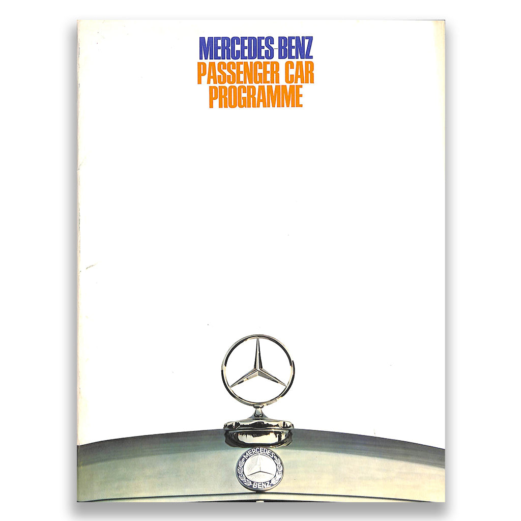 Mercedes-Benz Range Car Sales Brochure 1969