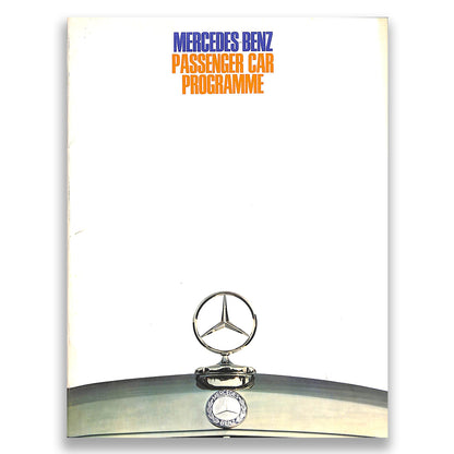 Mercedes-Benz Range Car Sales Brochure 1969