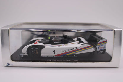 Peugeot 905 EVO2 "Supercopter" Prototype  #1 - Le Mans 1992 - Spark S1274 - 1/43 Scale Model