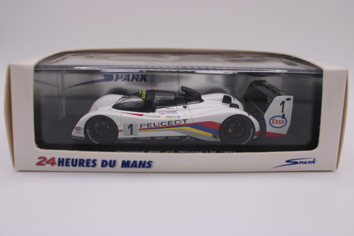 Peugeot 905 #1 - Winner Le Mans 1992 - Spark 43LM92 - 1/43 Scale Model