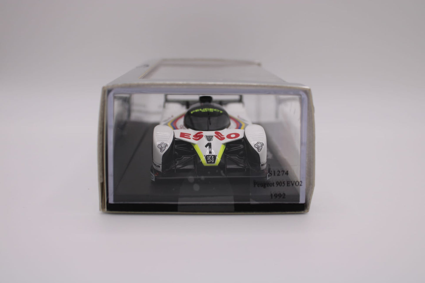 Peugeot 905 EVO2 "Supercopter" Prototype  #1 - Le Mans 1992 - Spark S1274 - 1/43 Scale Model