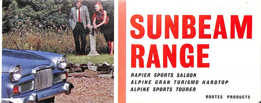 Sunbeam Car Sales Range Brochure 1010 H 1964 image 0