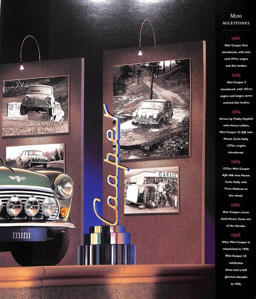 Rover Mini Cooper 35 Car Sales Brochure 1996 #5083 image 2