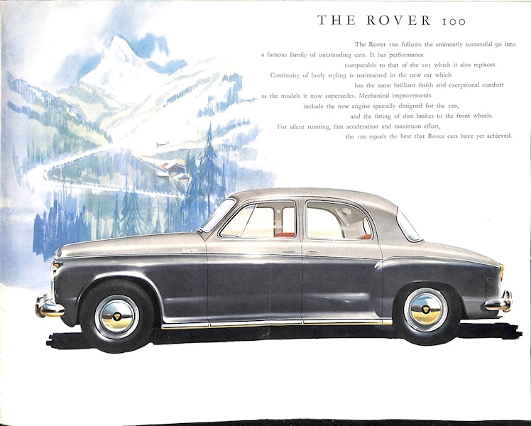 1960 Rover 80 &amp; 100 Brochure image 6