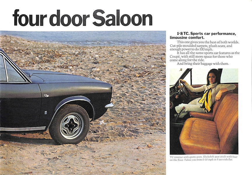 Morris Marina Car Sales Brochure 2824 1972 image 12