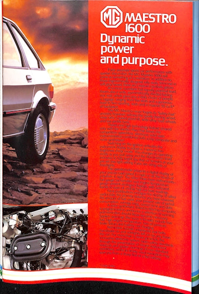 Austin Maestro Range Brochure, 1.3, 1.6, L, HLE, HLS, Vanden Plas &amp; MG #3598 1983 image 17