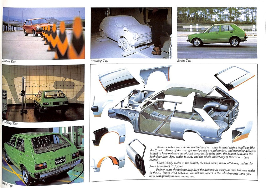 Toyota Starlet Car Sales Brochure #90177 1979 image 6
