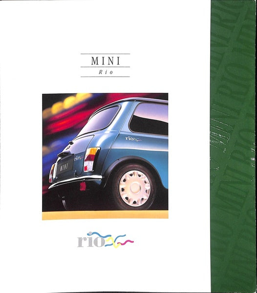 Rover Mini Rio Car Sales Brochure 1993 #4477 image 0