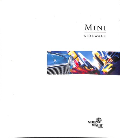 Rover Mini Sidewalk Car Sales Brochure 1995 #4821 image 0