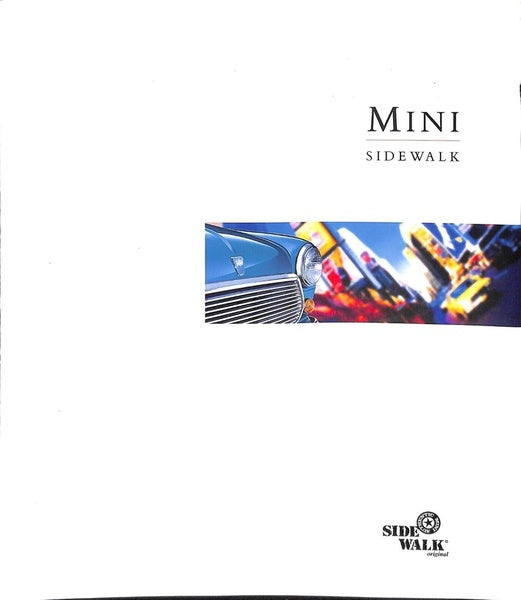 Rover Mini Sidewalk Car Sales Brochure 1995 #4821 image 0