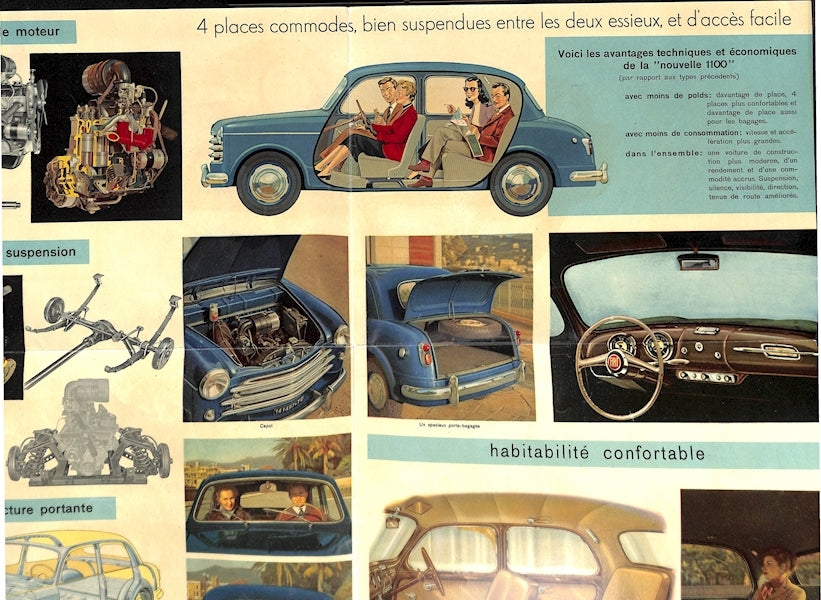1953 Fiat 1100 Brochure image 3