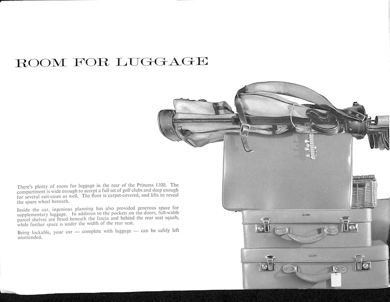 Vanden Plas Princess 1100 Brochure #2232/A 1964 image 9