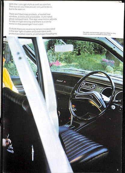 Ford Consul Car Sales Brochure FA704 1974 image 4