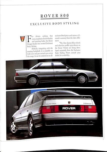 Austin-Rover Range Brochure Metro, Montego, Mini, #3904/E 1989 image 4