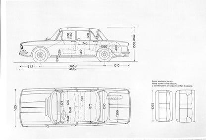 Lancia Flavia Car Sales Brochure, #8799204 1967 image 9