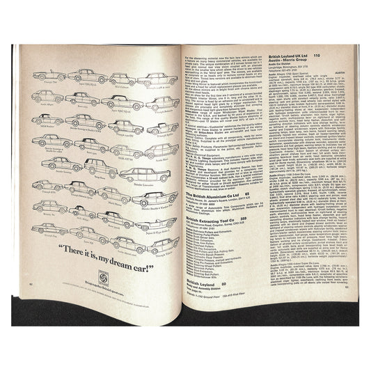 Earls Court Motor Show Guide 1973