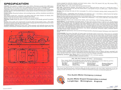 1963 Austin Cambridge Brochure image 11