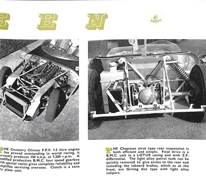 Lotus Fifteen Sales Brochure 1959 image 3