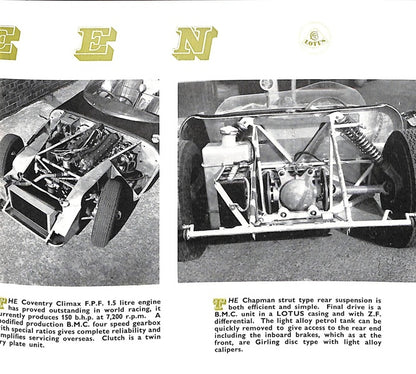 Lotus Fifteen Sales Brochure 1959 image 3