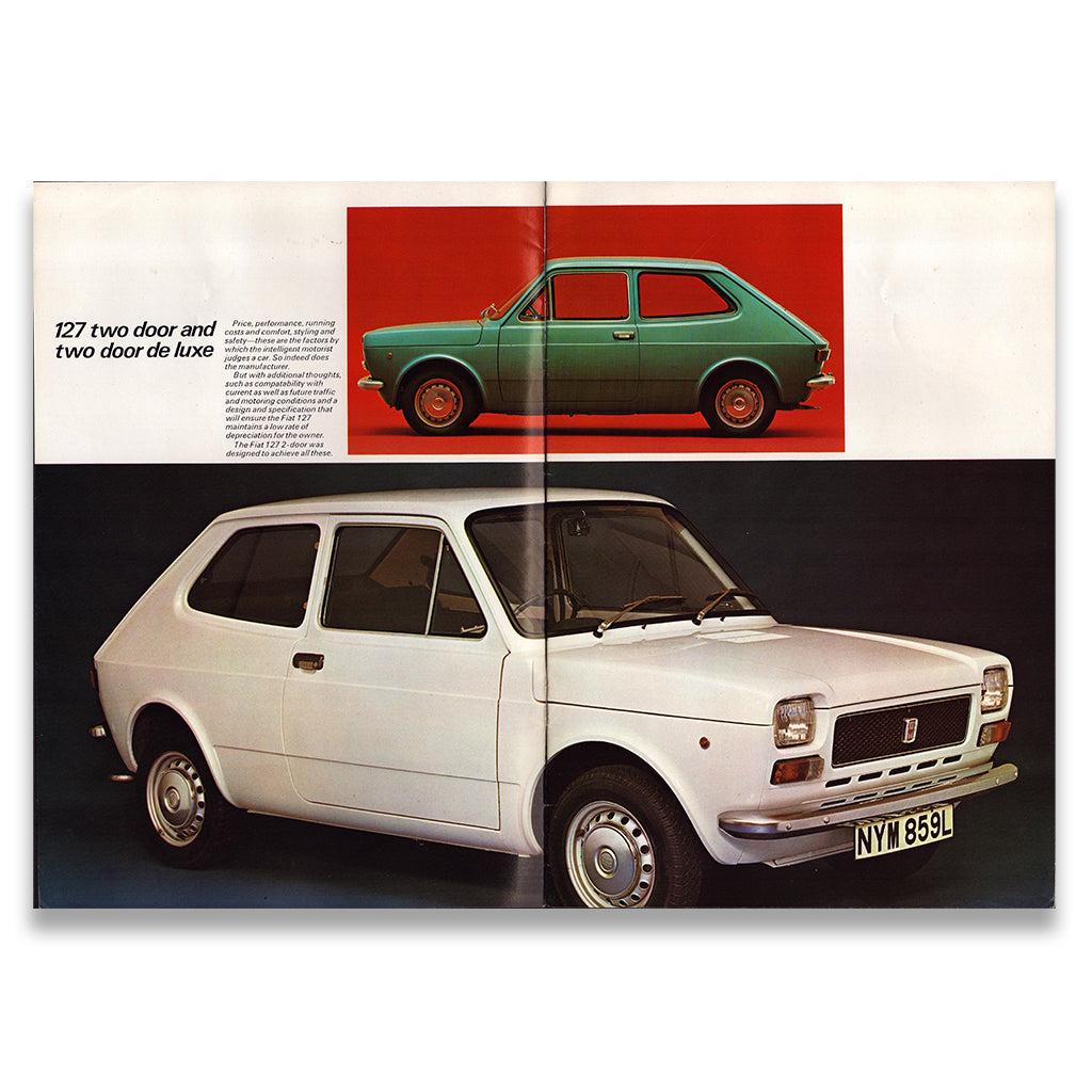 Fiat 127 Car Sales Brochure 1973