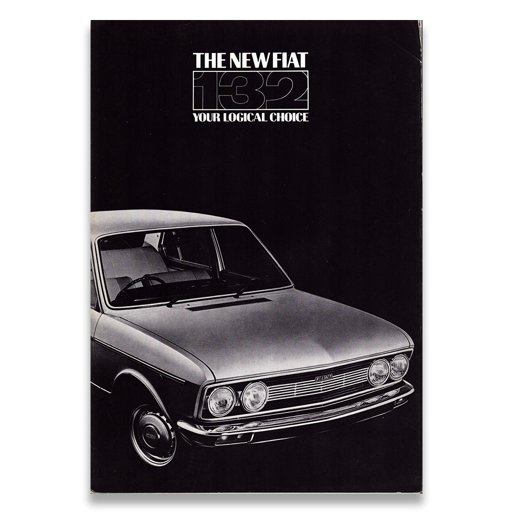 Fiat 132 Car Sales Brochure 1974