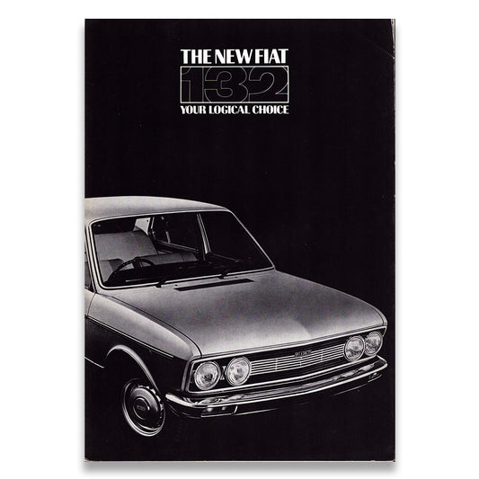 Fiat 132 Car Sales Brochure 1974