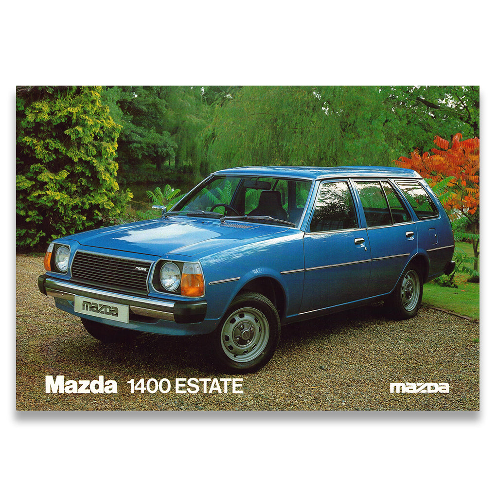 Mazda 1400 Estate Car Sales Brochure 1979