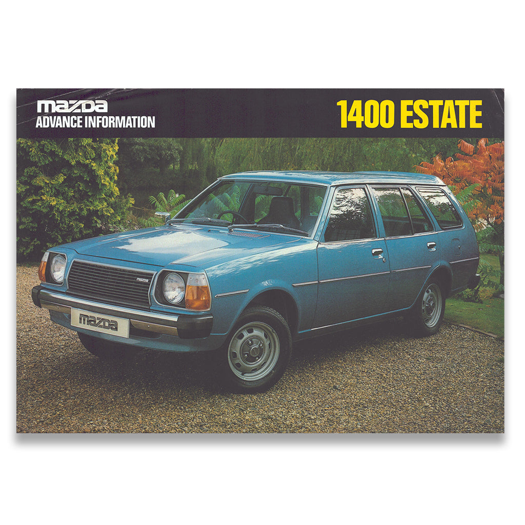 Mazda 1400 Estate Car Sales Brochure 1978