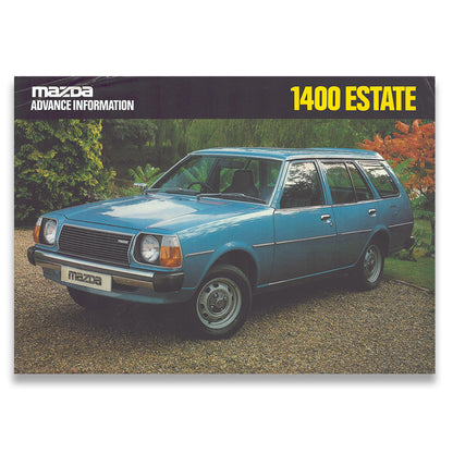 Mazda 1400 Estate Car Sales Brochure 1978